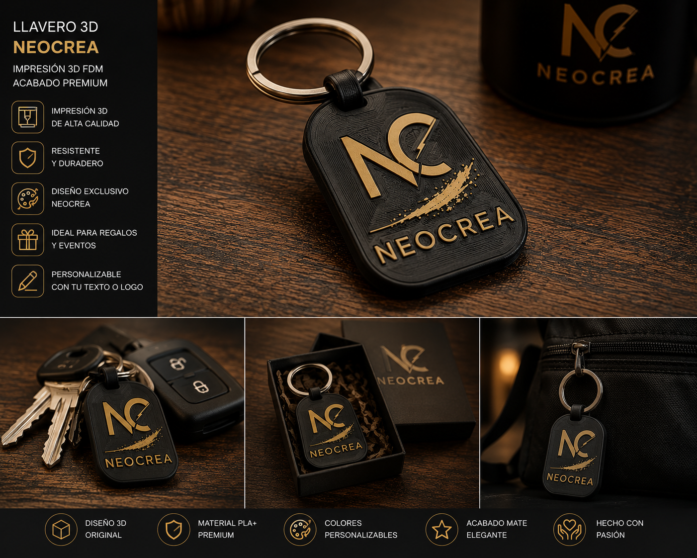 Llavero 3D NeoCrea